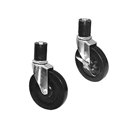 Casterhq Advance Tabco TA-25ES-X 24" Tall Casters (2 W/ Brakes) W/ SS, PK4 VUY-GZ7-UI6